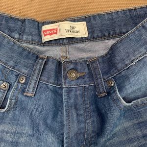 Levi  514 Straight Blue Jeans - Boys 16 Reg